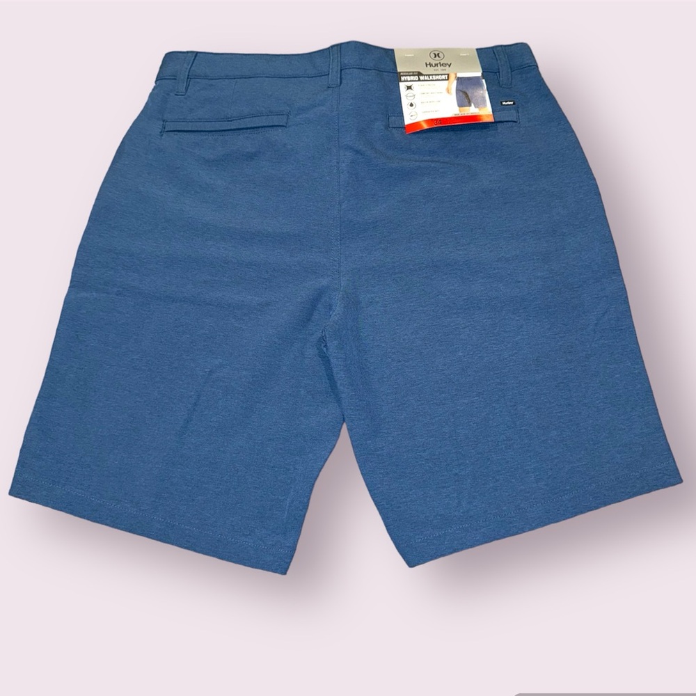 Men’s Hurley Hybrid Walkshort Blue - Size 34 - Picture 2 of 5
